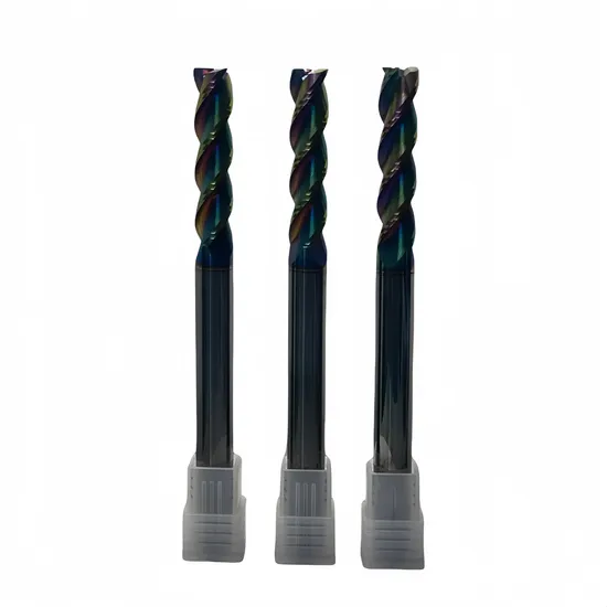 CNC Fresa Tungsten Industrial Hardware Power Carbide Drilling Cutting Milling Cemented Solid End Mill Spiral Machine Tools